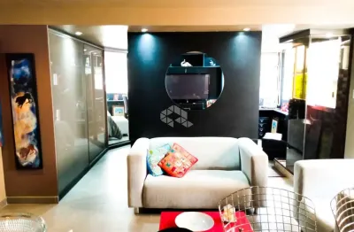 Apartamento estilo loft aberto - 1 dormitório, finamente decorado - bairro azenha, porto alegre