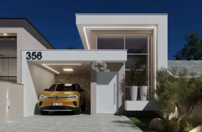 Casa térrea nova à venda no Bairro Cristo Rei, São Leopoldo, 3 dormitórios com suíte e closet, 103m², pátio, 3 vagas, Cristo Rei - São Leopoldo