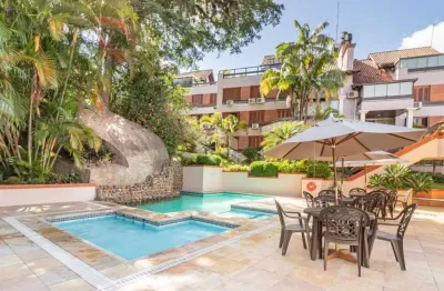 Apartamento semimobiliado 3 dormitórios, suíte, condomínio com piscina, box na zona sul de porto alegre.