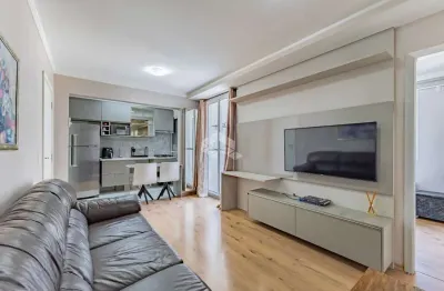 Apartamento no Bairro Cristal, 2dormitórios, churrasqueira, vaga de garagem, condomínio com infra completa!