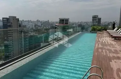 Studio novo à venda, 25 metros quadrados com pé direito de 3.75 m - moema - são paulo/sp