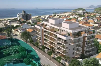 Apartamento de 3 suítes na praia de piratininga com lazer completo.