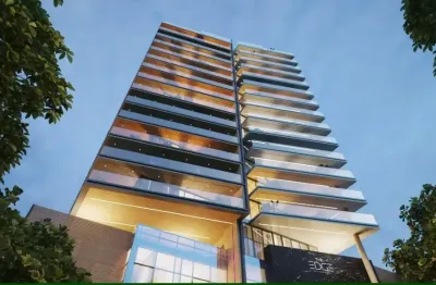 Apartamento com 4 suítes e 3 vagas, prédio frente mar e com lazer completo