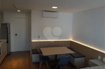 Studio 29.29 m² mobiliado com sacada   santa cecilia -sp
