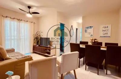 Apartamento à venda em ubatuba, toninhas, com 2 quartos, 78m²