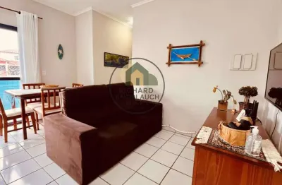 Apartamento à venda em ubatuba, itaguá, com 2 quartos, 58m²