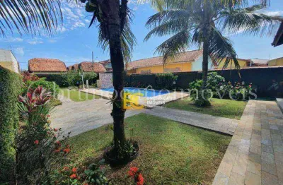Casa térrea com piscina á 200m do mar - beira mar - peruíbe/sp