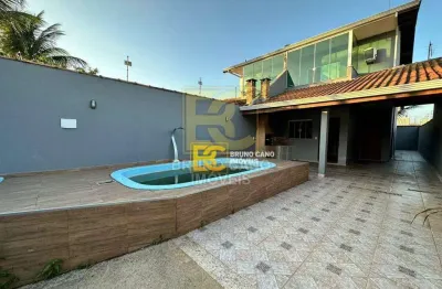 Sobrado a venda em peruíbe  com piscina - stella maris - peruíbe/sp