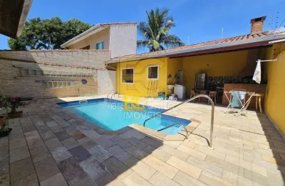 Casa térrea com piscina  - jardim barra de jangada - peruíbe/sp