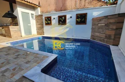 Casa térrea com piscina  - jardim icaraiba - peruíbe/sp