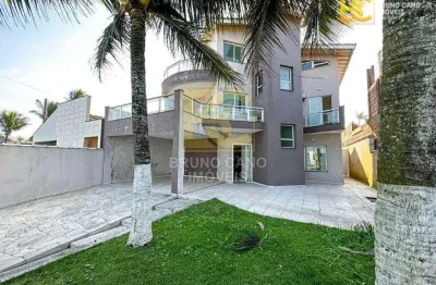 Sobrado com 3 pavimentos vista livre e localização privilegiada - balneário são joão batista i - peruíbe