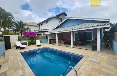 Casa impecável com 3 dormitórios em condomínio - bougainville residencial iii - peruíbe/sp