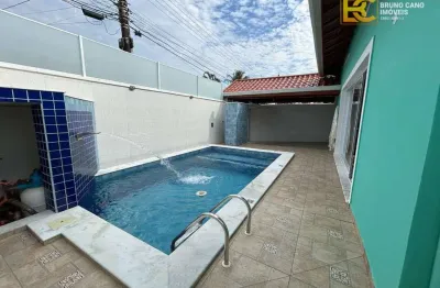 Casa térrea com piscina á 200m do mar a venda  - arpoador - peruíbe/sp