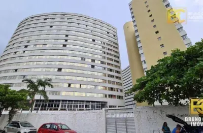 Apartamento frente ao mar com 3 dormitórios à venda - centro - peruíbe/sp