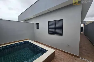 Excelente casa moderna com 2 dormitórios e piscina à venda - jardim imperador - peruíbe/sp