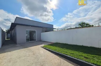 Casa térrea nova e moderna - estancia dos eucaliptos - peruíbe/sp