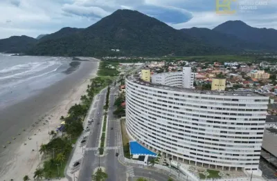 Apartamento para locação de temporada com vista para o mar no centro em peruíbe/sp