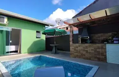 Casa com piscina á venda  - três marias - peruíbe/sp