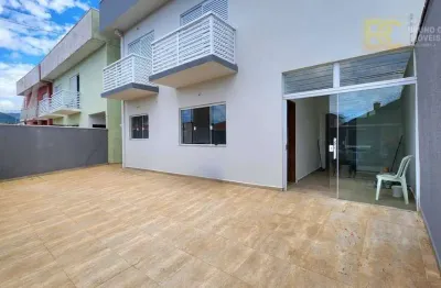 Sobrado moderno em bairro residencial om 3 dormitórios - park daville - peruíbe/sp