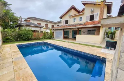 Sobrado com piscina em condominio - bougainvillee i - peruíbe/sp