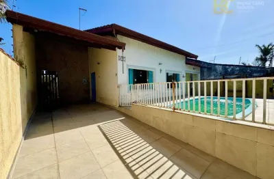 Casa isolada com piscina a 800m do mar venda - parque turistico- peruíbe/sp
