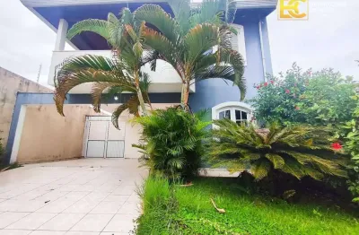 Sobrado com piscina 4 suítes - residencial três marias - peruíbe/sp