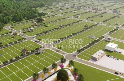 Terreno residencial, loteamento recanto da fazenda, bairro porto grande, araquari-sc