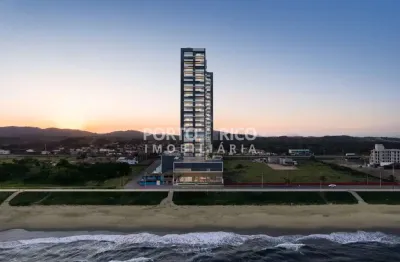 Apartamento frente ao mar,  2 suítes, residencial barra view, bairro tabuleiro, barra velha-sc