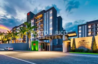 Apartamento 2 quartos (1 suítes), condomínio vivendas do atlântico, balneário piçarras-sc