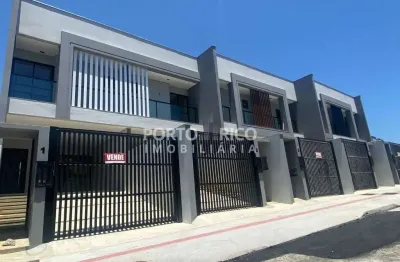 Sobrado 03 dormitórios sendo 01 suíte c/ sacada  - residencial zanella  - bairro saguaçu - joinville -sc.