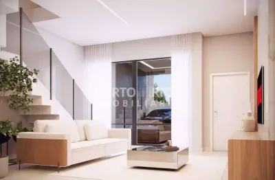 Em construção sobrado 3 suítes, village de saint antoine, bairro santo antônio, joinville-sc