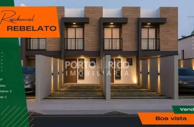 Entrada parcelada sobrado com 2 suites no bairro boa vista joinville