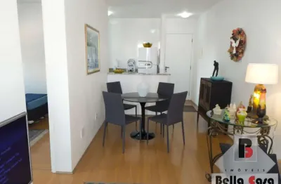 50 m² - 2 dormitórios, sala, cozinha, área de serviço, 1 vaga livree e lazer.