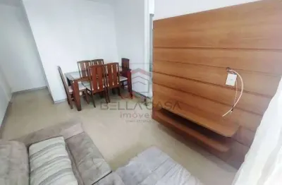 Apartamento com 55mts  2 dormitórios 1 sala e banheiro 1 vaga de garagem . apartamento esta mobilado