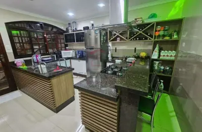 Casa térrea - mobiliada- 250m² -  3 dormitorios - suite - terraço gourmet- 2 vagas