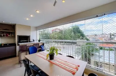 Apartamento com varanda gourmet à venda - porteira fechada - próximo ao shopping anália franco!