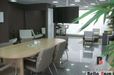 Sala comercial de 40m² na mooca cozinha, banheiro escritório com divisória de vidro