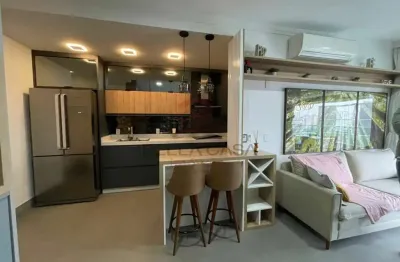 Flat em frente ao shopping anália franco, 55 m2, 01 quarto, ar condicionado, varanda e 02 vagas