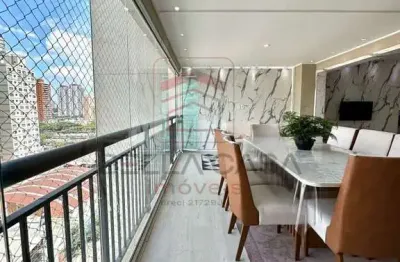 135 m² - apartamento tatuapé - três dormitórios, duas suítes, sala ampliada, duas vagas, lazer.