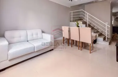 Sobrado a venda em condomínio mobiliada 110 m², 2 suítes e 3 vagas - vila bela
