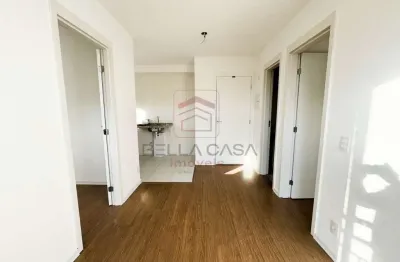 Apartamento NOVO -  Vila Prudente - 36m² - 2 quartos, cozinha americana, sala, terraço, banheiro.
