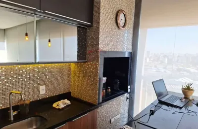 Apartamento com varanda gourmet e lazer completo próx shop mooca