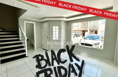 Black friday! sobrado em condomínio fechado com 3 dormitórios, suíte e 2 vagas no cic