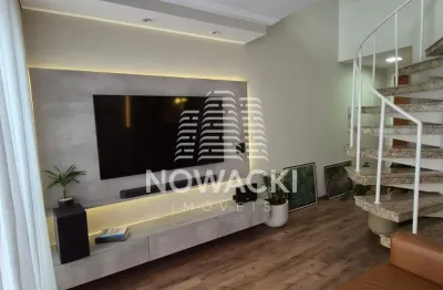 Apartamento duplex semi mobiliado com 2 dormitorios e 1 vaga no cristo rei