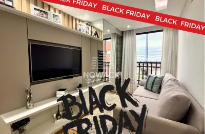 Apartamento face norte com 2 dormitórios e 1 vaga de garagem no novo mundo!