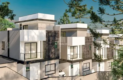 Sobrado em residencial fechado com 3 quartos e 2 vagas no seminário!