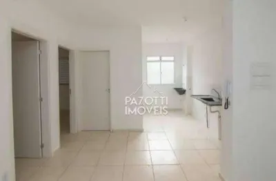 Apartamento com 2 dormitórios à venda, 43 m² por r$ 170.000,00 - recanto das palmeiras - ribeirão preto/sp