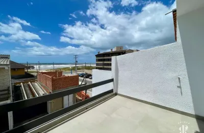 Excelente triplex com 02 dormitórios com vista para o mar em tramandaí