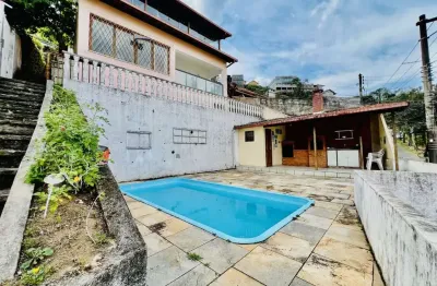 Casa para venda em teresópolis, agriões, 5 dormitórios, 2 suítes, 3 banheiros, 2 vagas