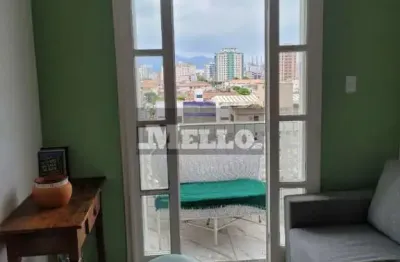 Apartamento com 1 quarto à venda na avenida bartolomeu de gusmão, --, boqueirão, santos, 48 m2 por r$ 340.000